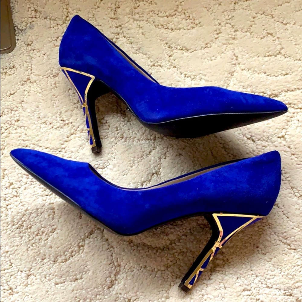 Blue suede
